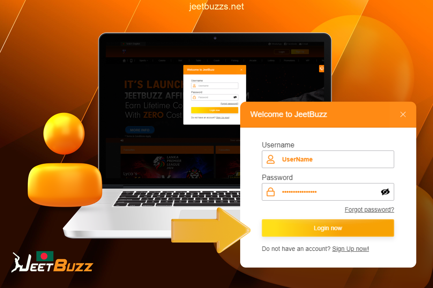 Players from Bangladesh need to click on the confirmation button to gain access to their Jeetbuzz account