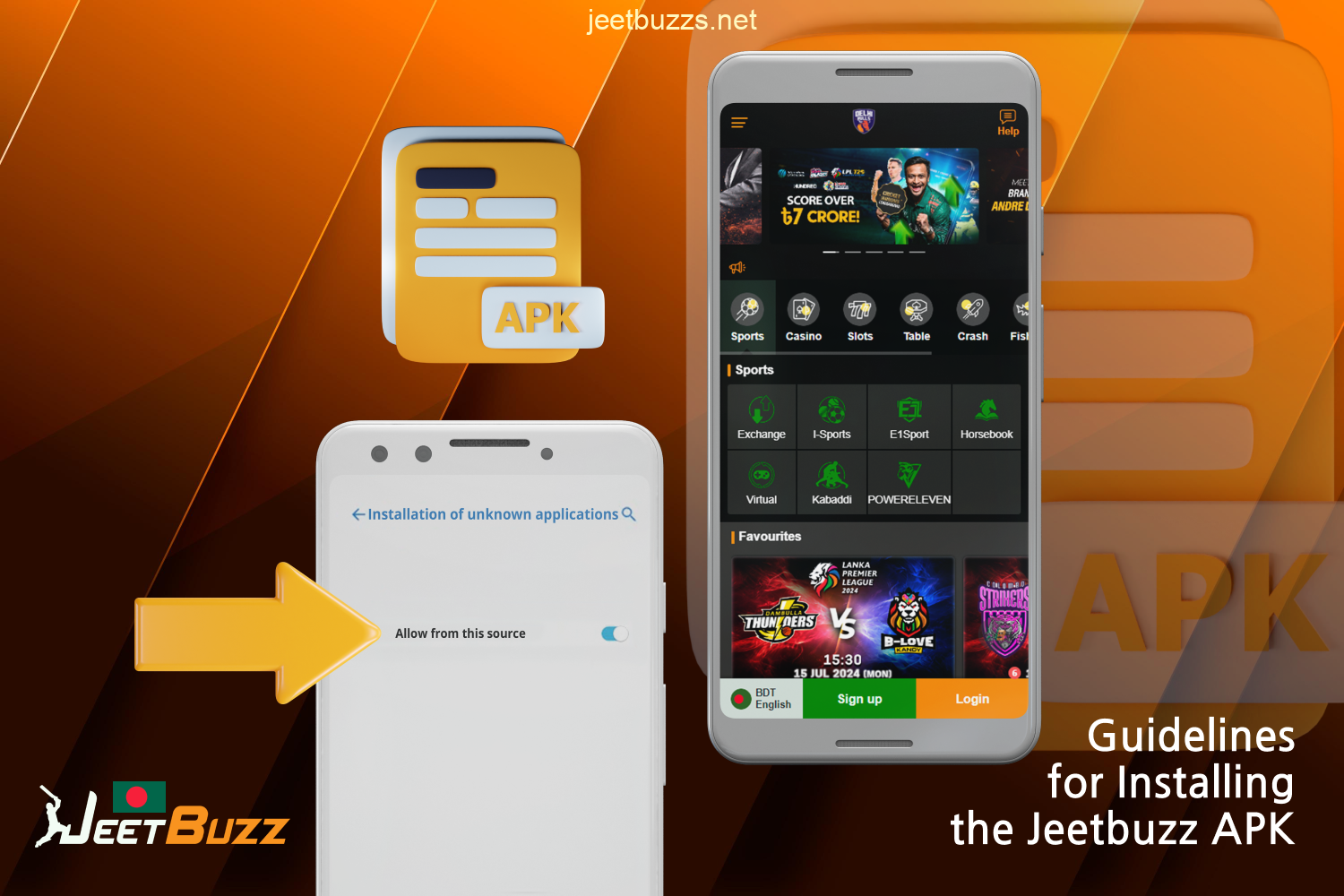 After downloading Jeetbuzz apk, Bungle users can quickly install the app on their smartphone