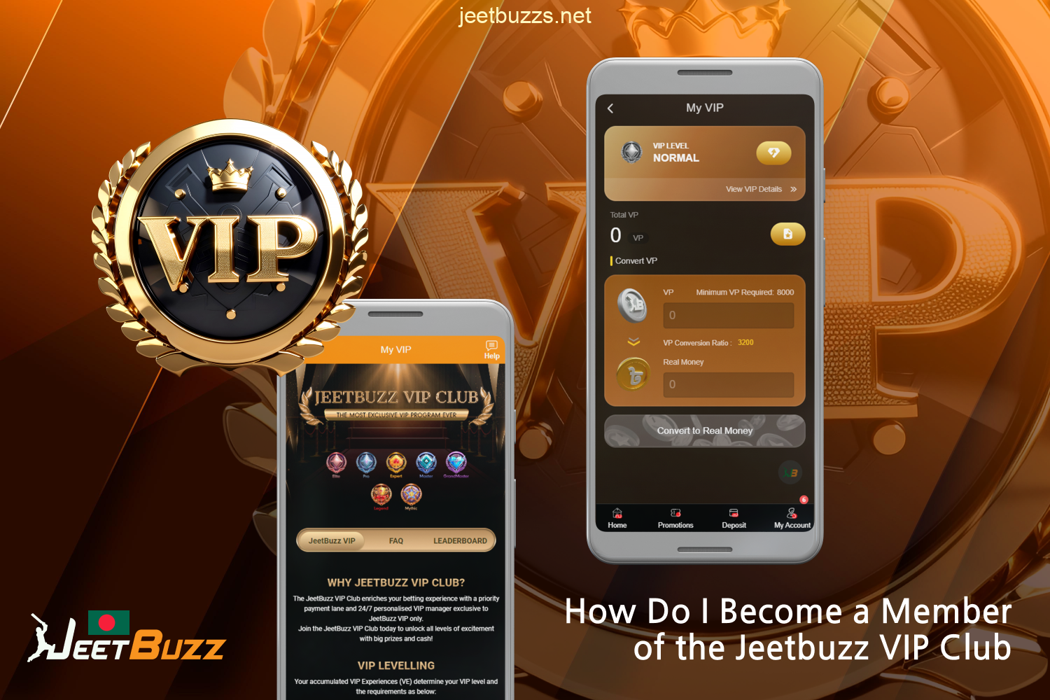 To become a member of the Jeetbuzz VIP Club, players from Bangladesh must create an account, fill out a form and start betting and playing casino games