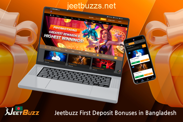 Every new user who just created an account on Jeetbuzz Bangladesh can get a welcome bonus for betting on sports or casino games