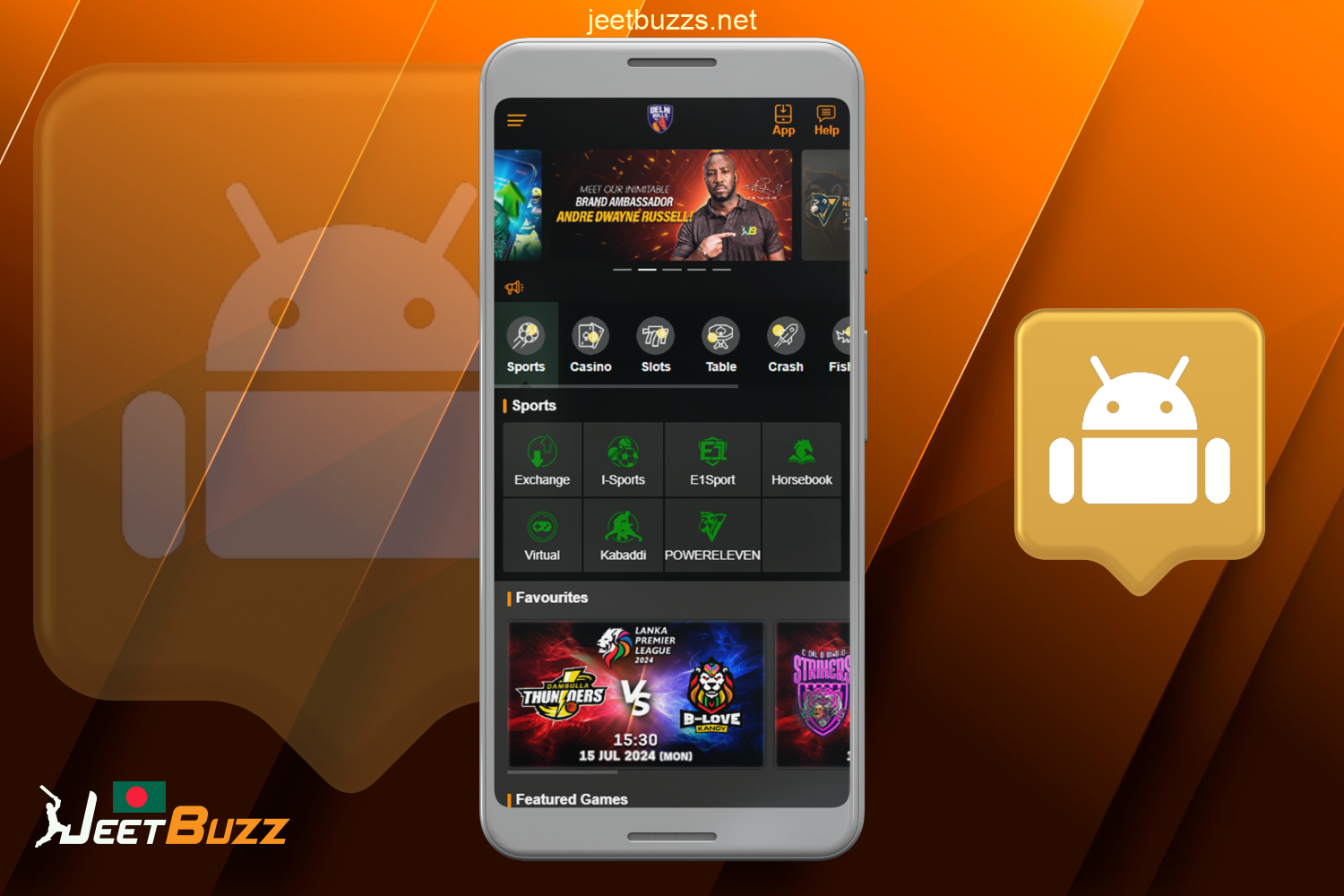 Android-এ Jeetbuzz অ্যাপ ইনস্টল করতে, যেকোনো ব্রাউজারের মাধ্যমে অফিসিয়াল মোবাইল ওয়েবসাইটে যান