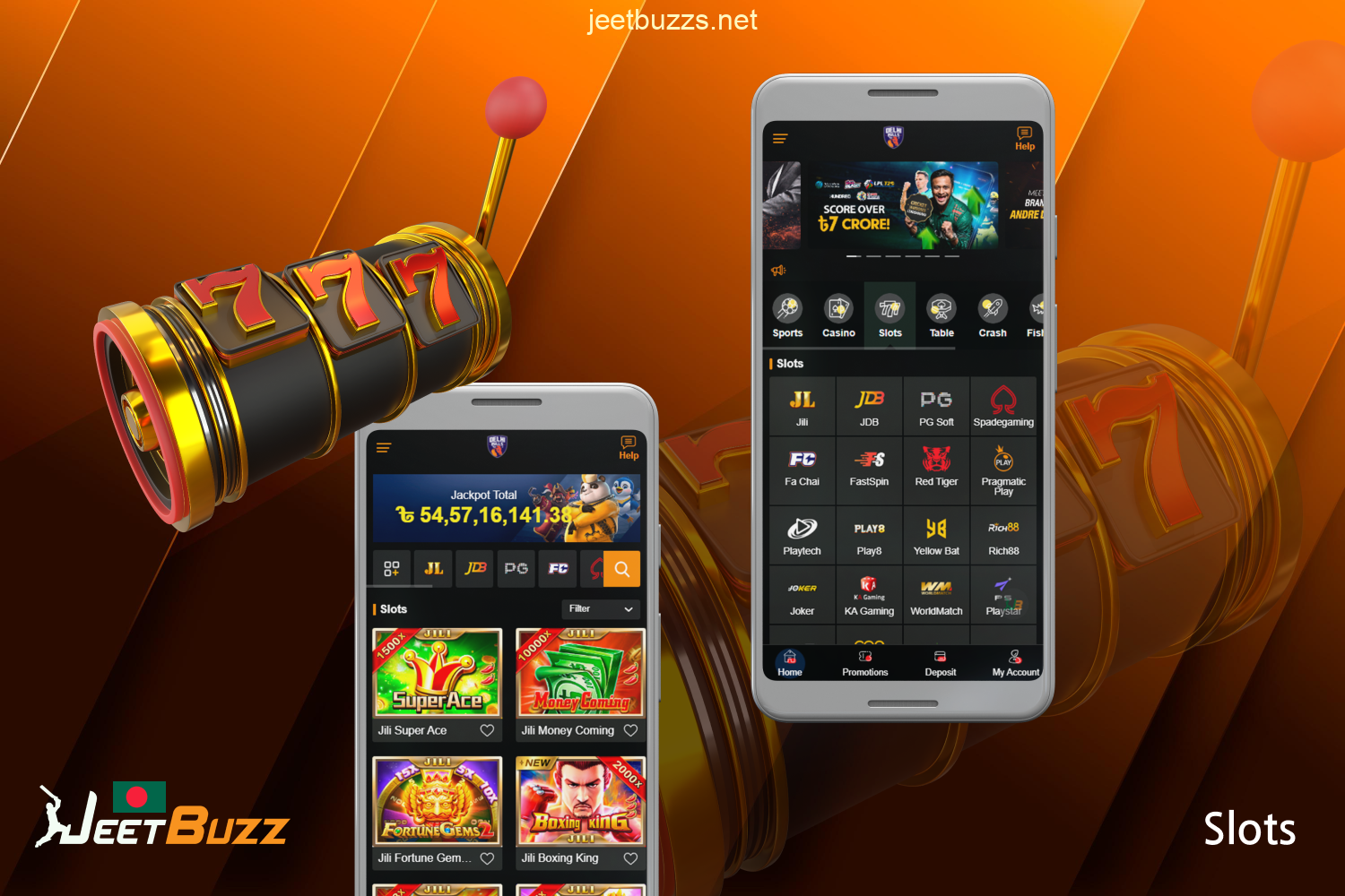 Jeetbuzz casino users from Bangladesh have access to many slot games of different genres